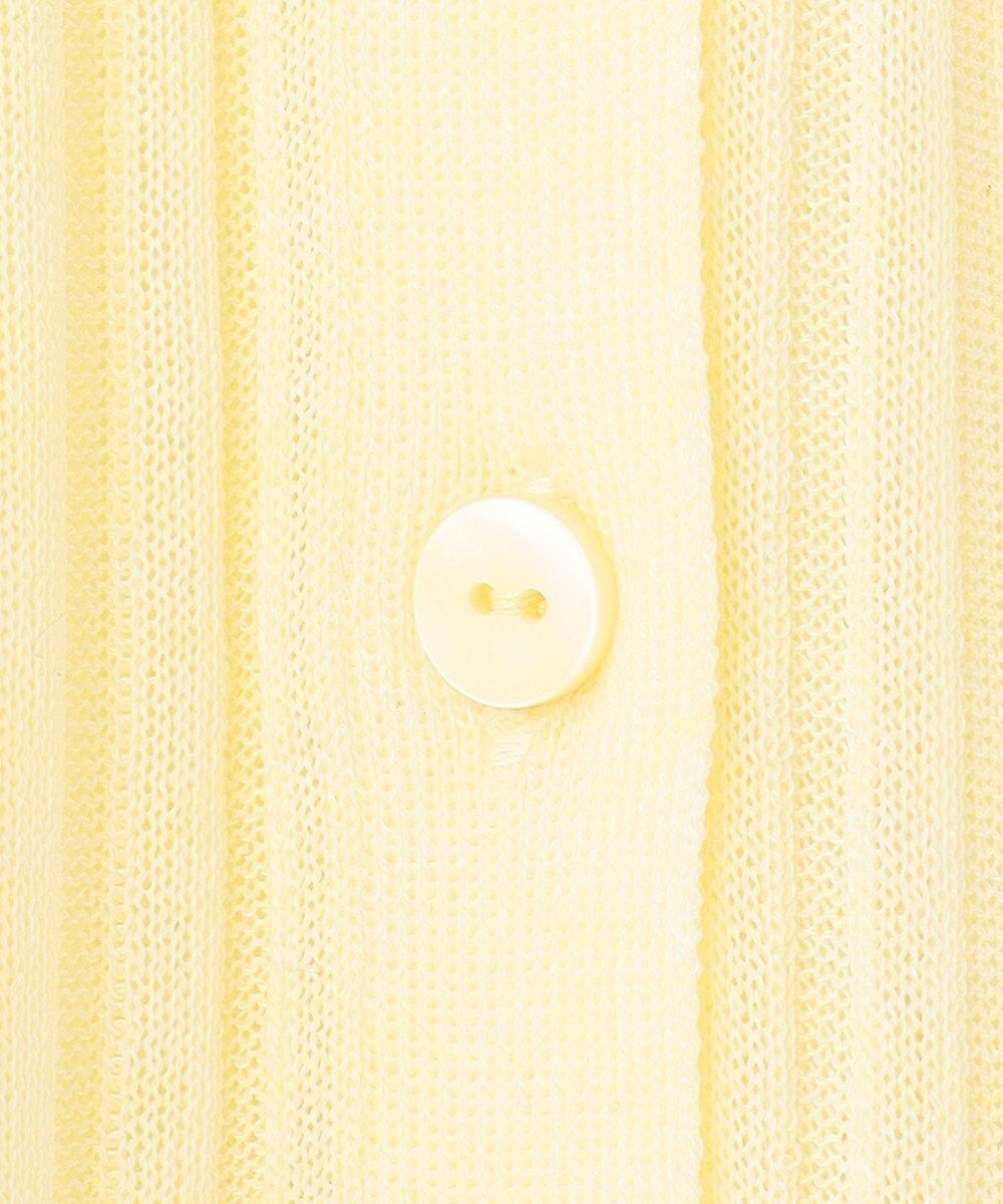 uncrave シアーニット リブロングカーディガン 