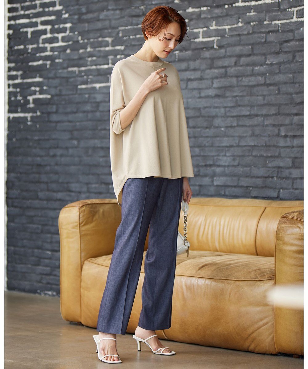 ICB 【人気のため新色追加・洗える】VIS/NYハイゲージ ５分袖プルオーバー 