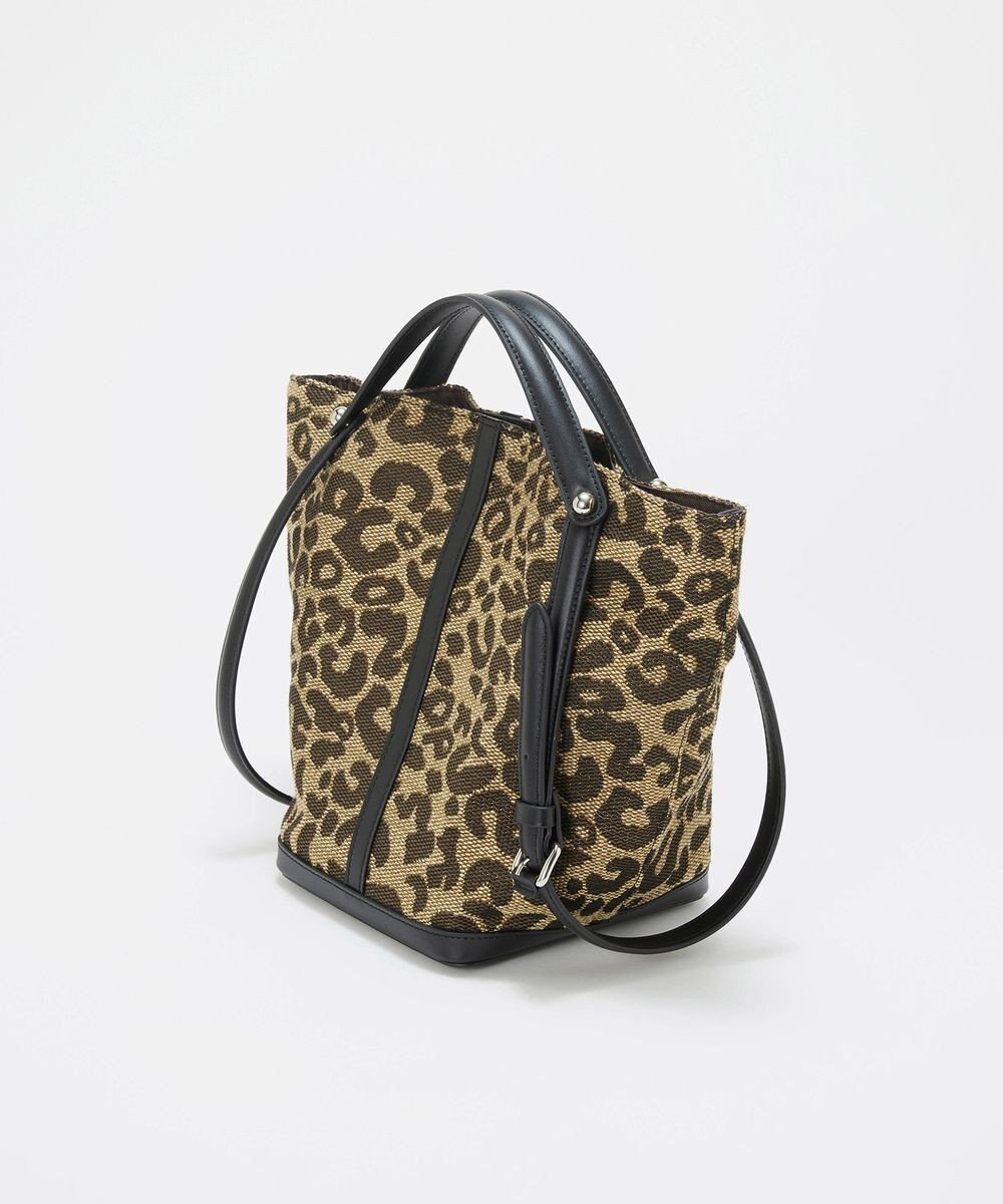 TOPKAPI 【TREASURE TOPKAPI】2way チェンジング トートバッグ レース/レオパード 