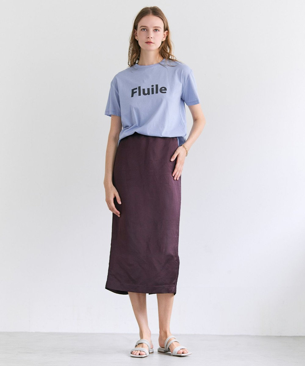 BEIGE， STELLERITE / コットンロゴTシャツ 