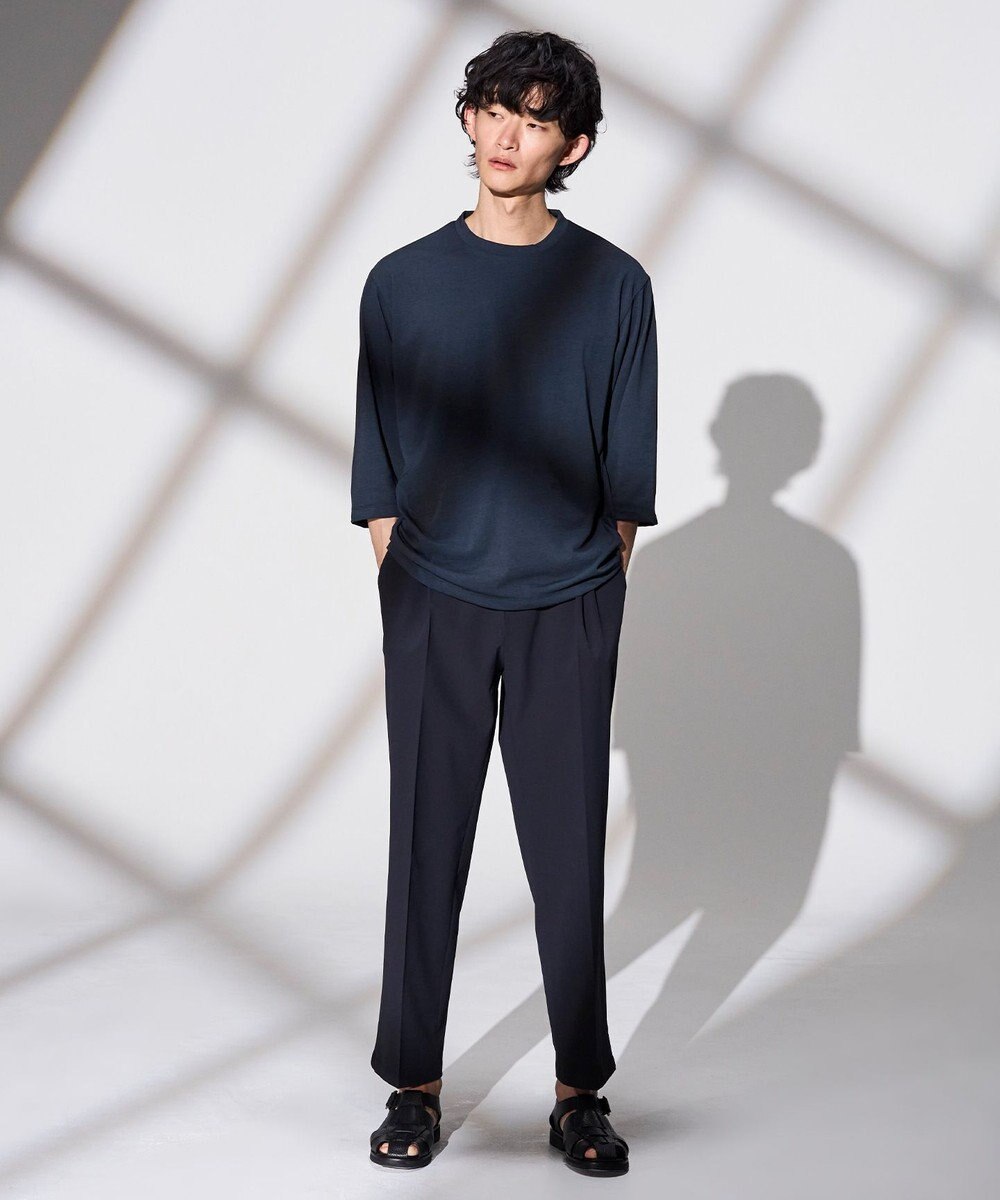 JOSEPH HOMME 【WEB限定】【新素材 / 新型】エンジニアドテック　リラックスフォルム クルーネック7分袖Ｔシャツ 