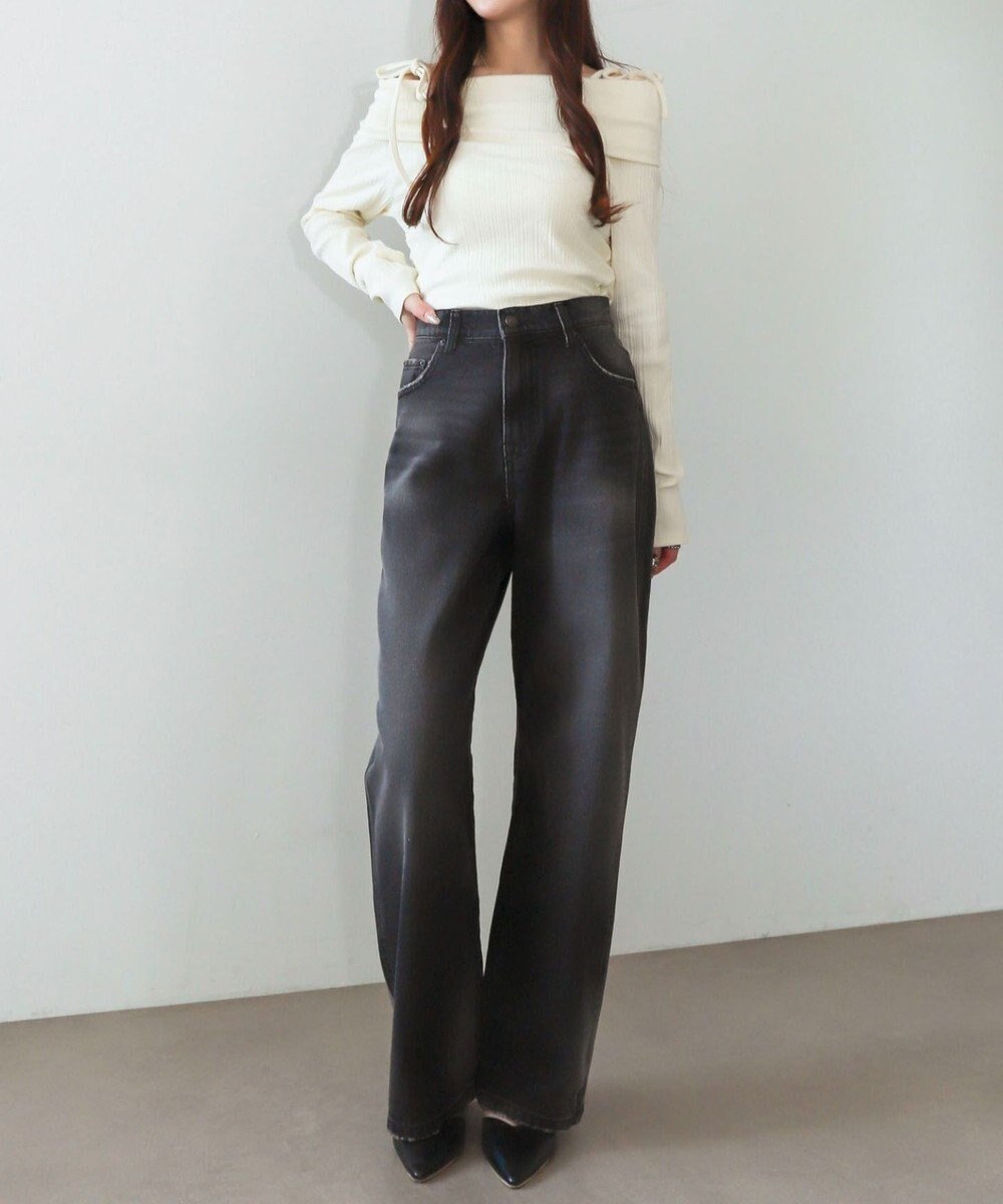 WEGO 【XS～Lサイズ展開/美脚】ストレートデニムパンツ 