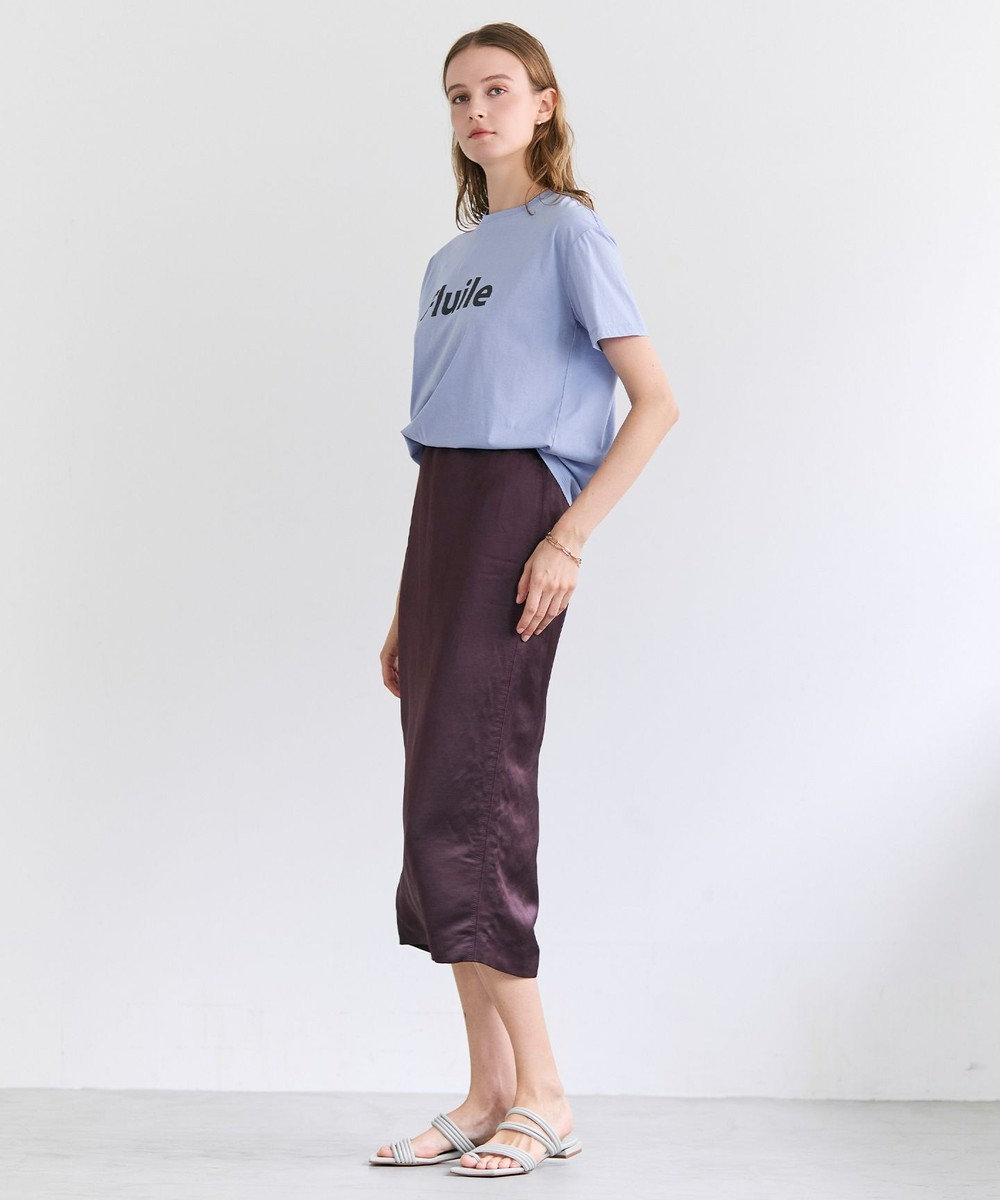 BEIGE， STELLERITE / コットンロゴTシャツ 