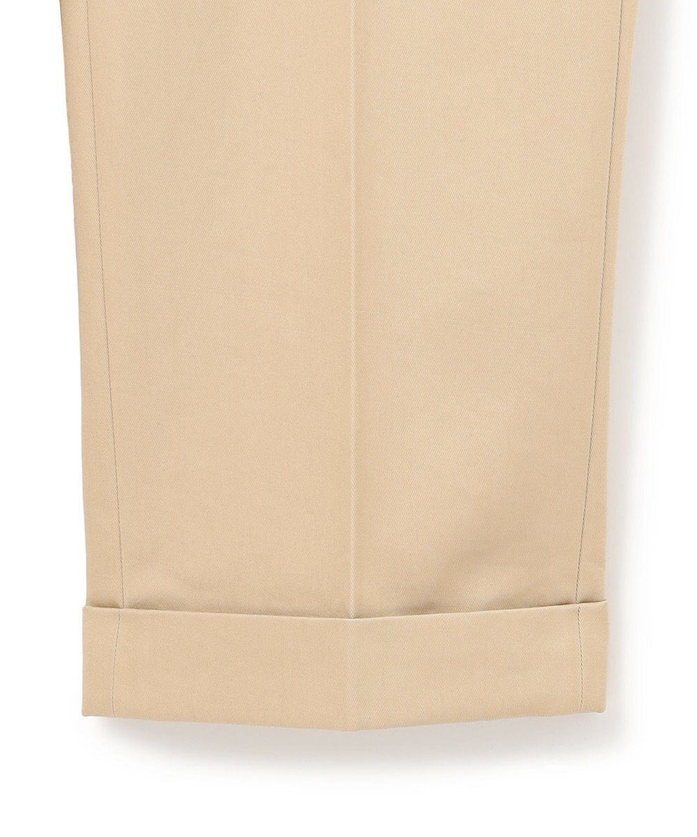 J.PRESS MEN 【J.PRESS ORIGINALS】Slight Twist Organic Chino New Piped Stem Slacks 