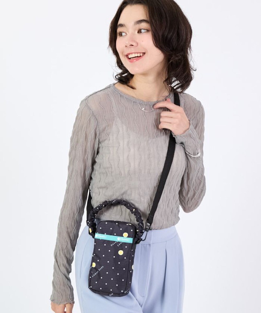 LeSportsac 【ハニーレモンソーダ】GH MINI PHONE XBODY/ハニーレモンスパークル 