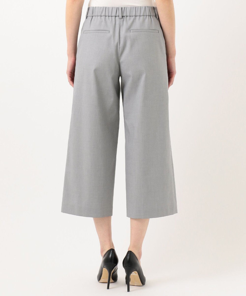 J.PRESS LADIES 【シワになりにくい】コットンフィッティーシャーク ワイドパンツ 