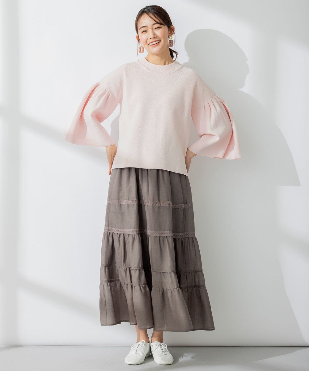 組曲 AMOSSAベルスリーブ ニット 