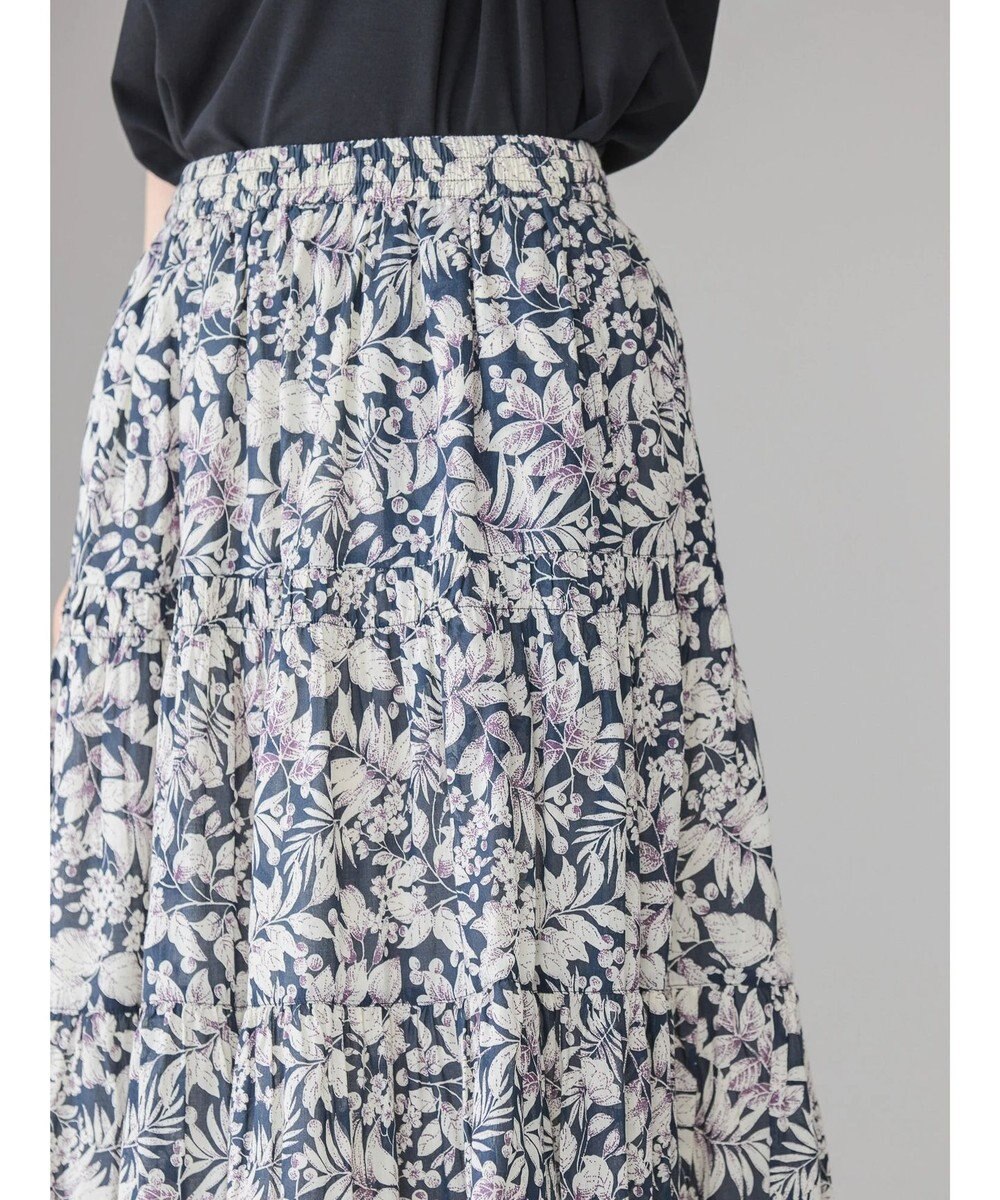 AMERICAN HOLIC インドコットンティアードボイルスカート 