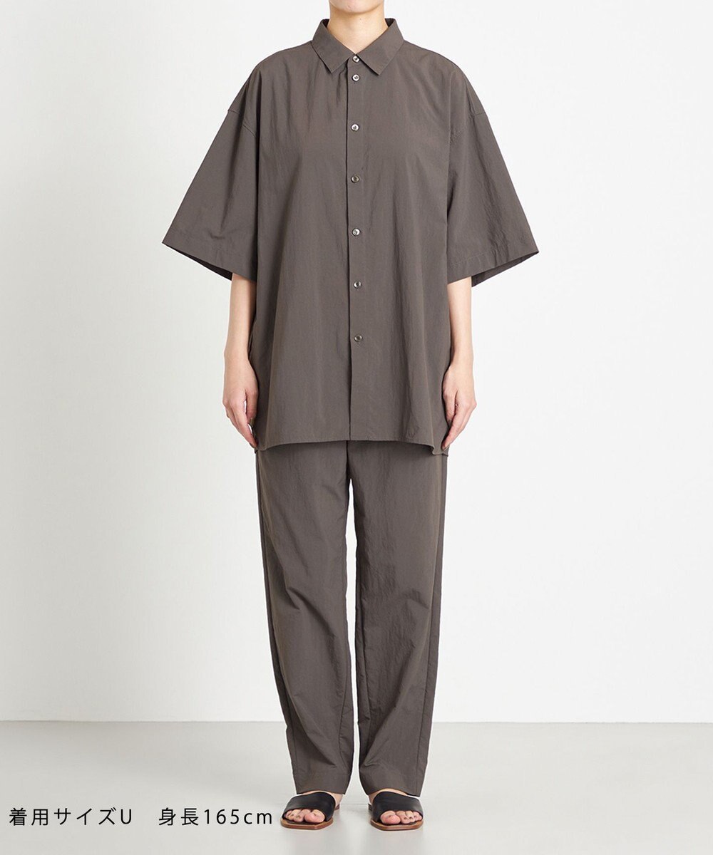 NAVE 【ReNAVE　撥水機能・UVカット・透湿・接触冷感・洗える】ナイロンタスランシャツ 