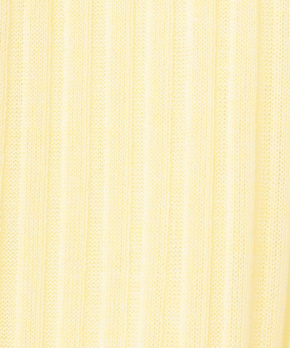 uncrave シアーニット リブロングカーディガン 