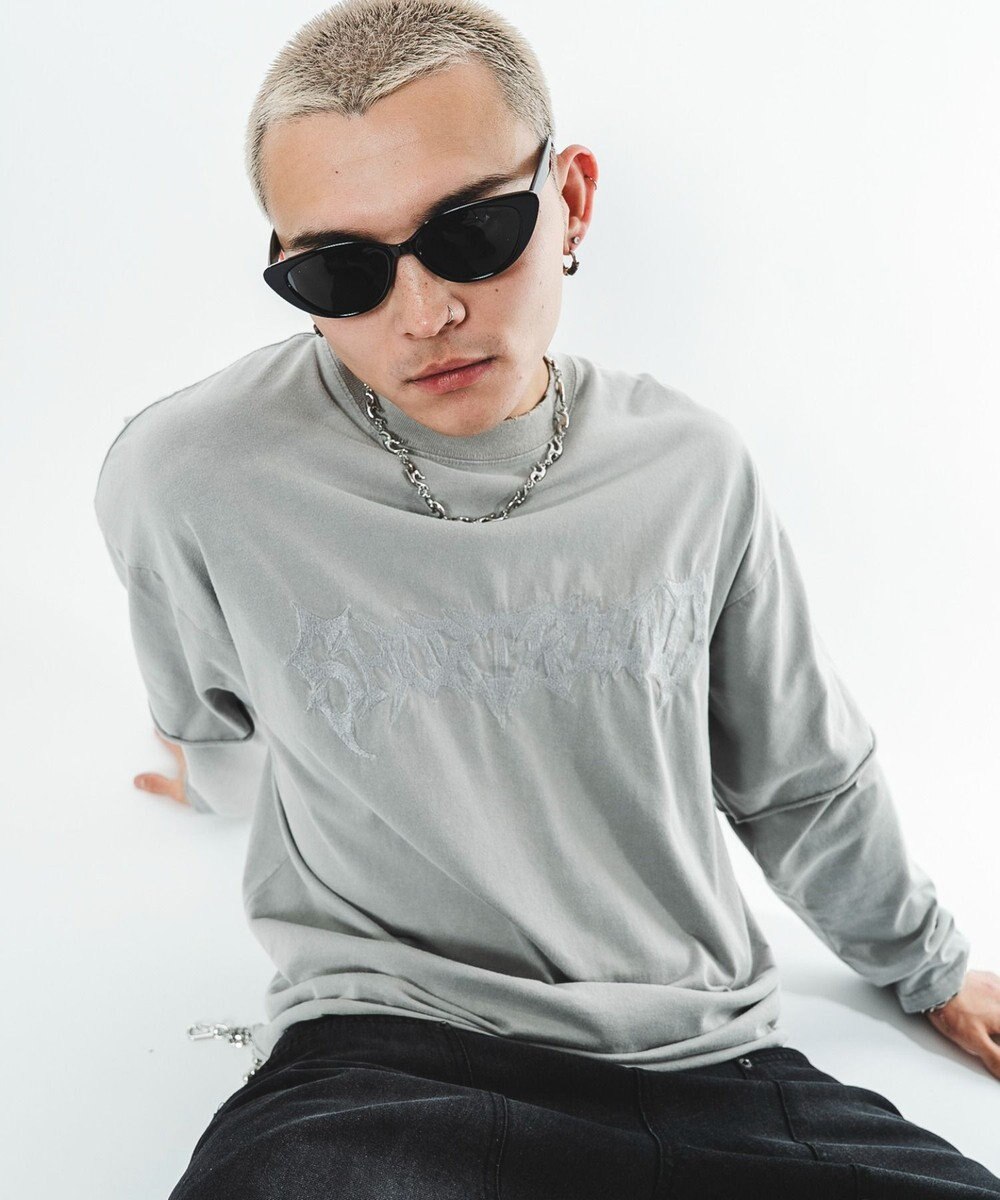 WEGO 【ユニセックス着用ITEM】ブリーチレイヤードグラフィックT（LS） 