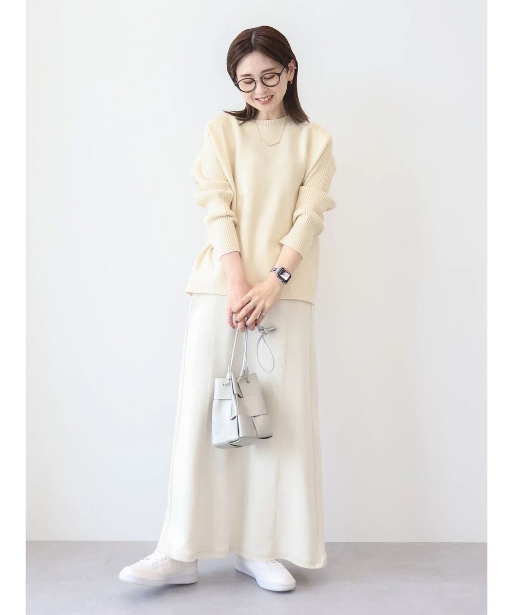 AMERICAN HOLIC バイパチ袖リブラグランニットプルオーバー 