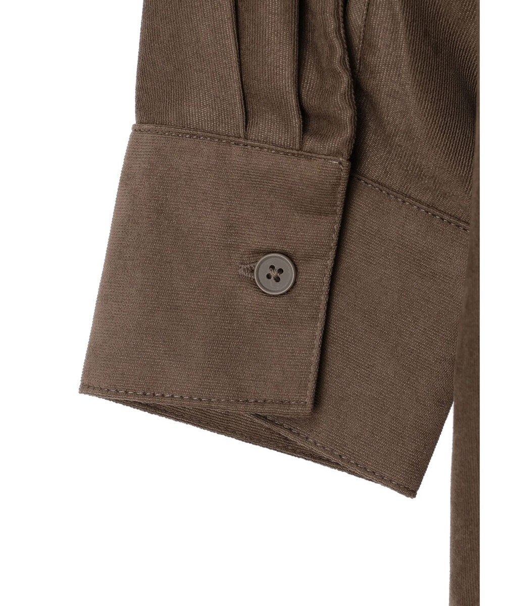 Green Parks マイクロピケシャツワンピース 