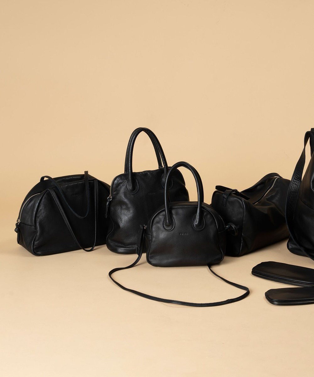 FOLNA RD ソフトレザーブガッティボストンバッグ 