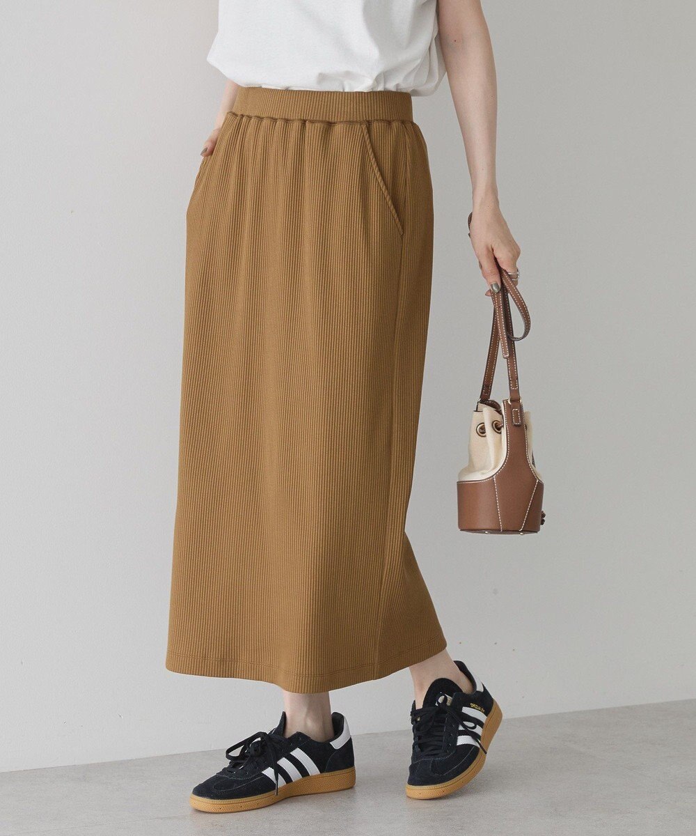 AMERICAN HOLIC 針抜きリブナロースカート 