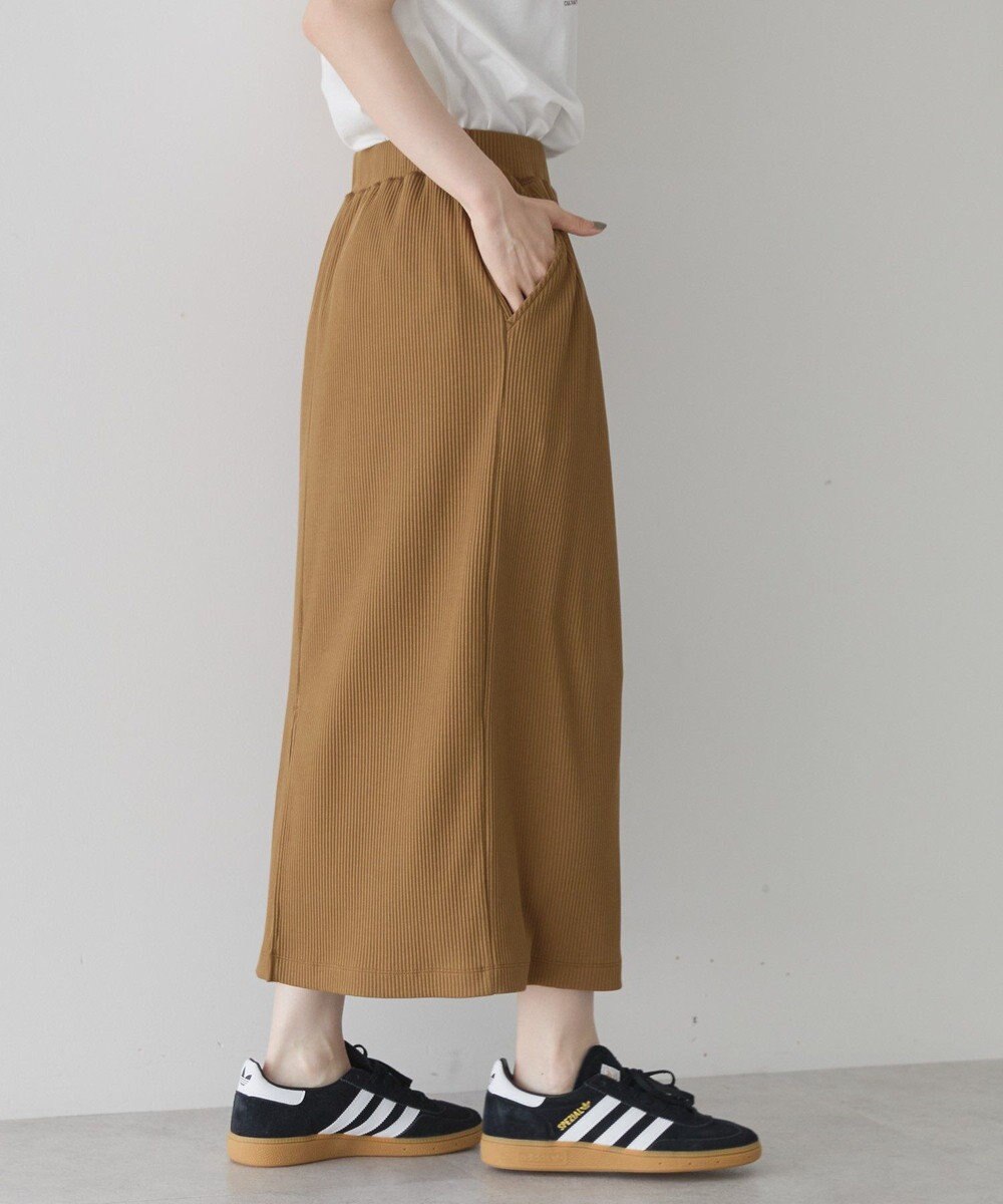 AMERICAN HOLIC 針抜きリブナロースカート 