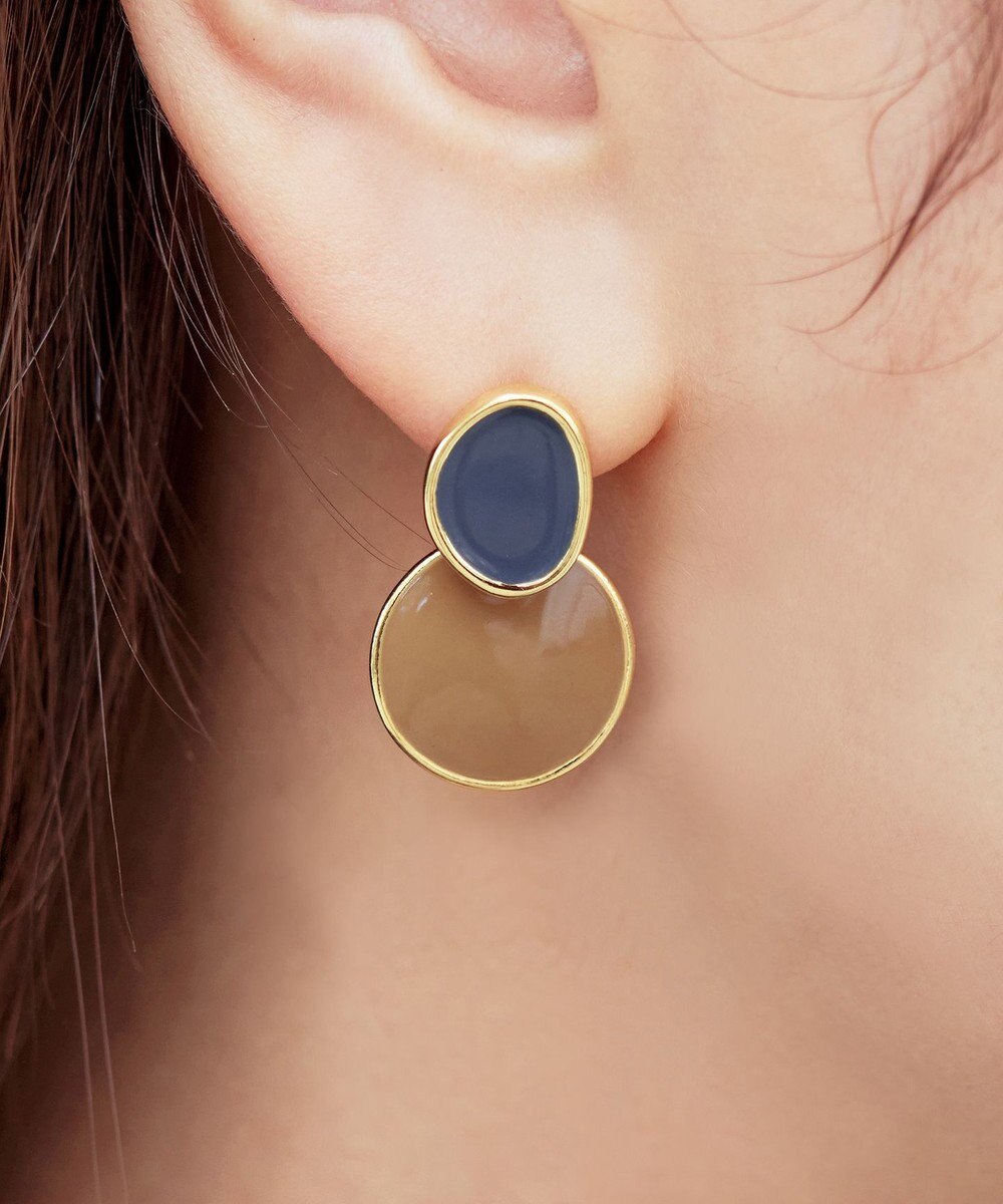 Tiaclasse 2トーンピアス 