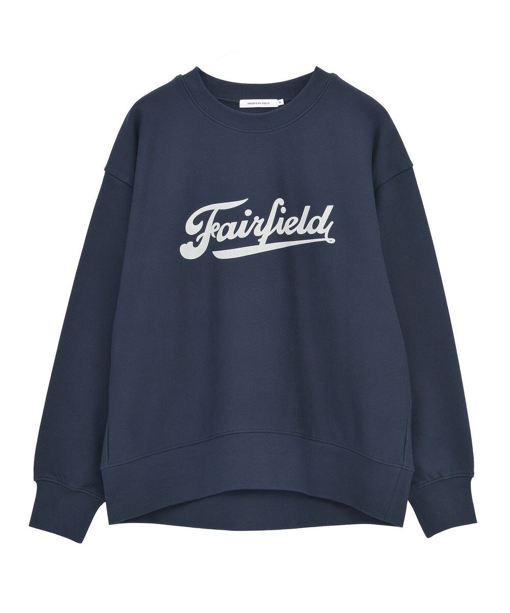 AMERICAN HOLIC Fairfield フロッキースウェットプルオーバー 