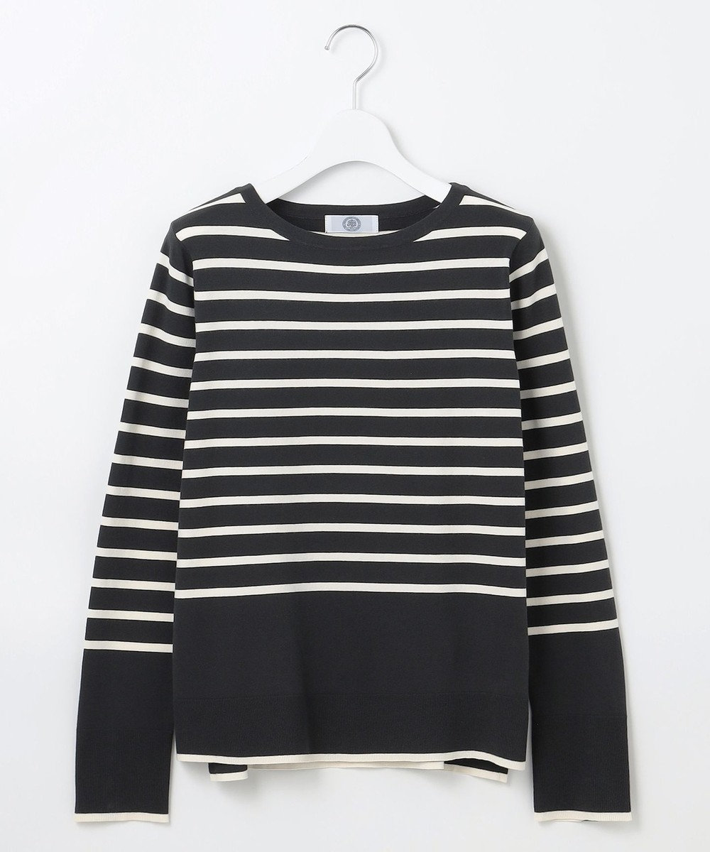 J.PRESS LADIES L 【洗える】VIGODA ボーダー ニット 