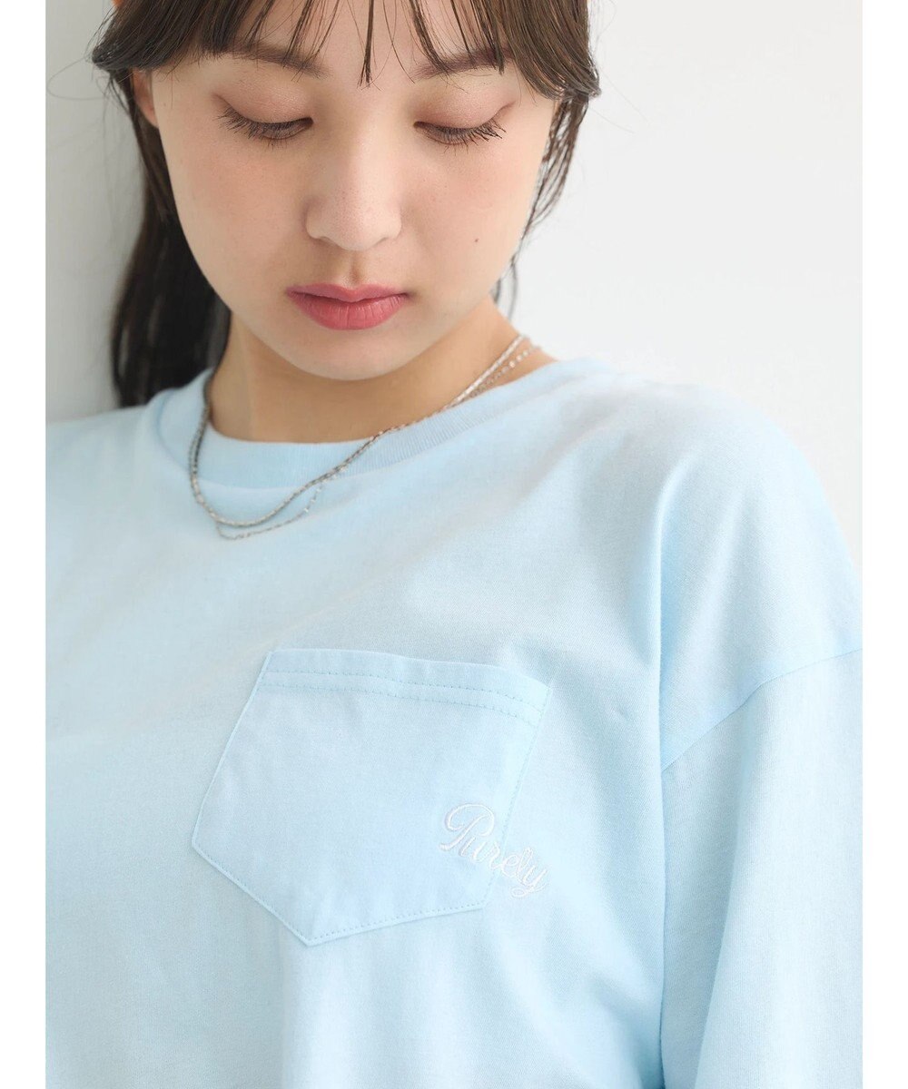 earth music&ecology ポケット刺繍Ｔシャツ 