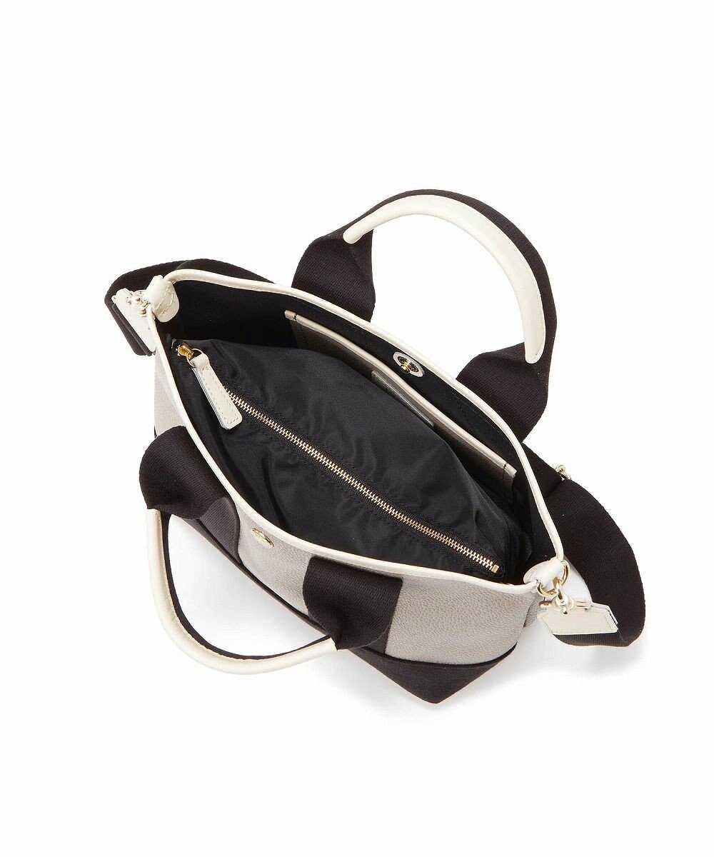 TOPKAPI 【Breath TOPKAPI】スコッチグレイン ネオレザー ミニ トート バッグ ショルダー付き S 