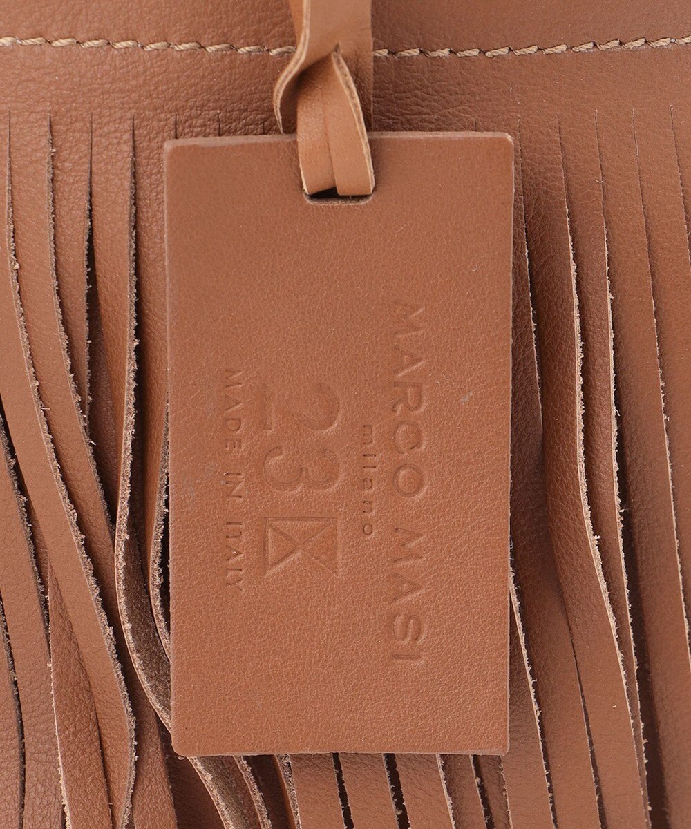 23区 MARCO MASI レザーキャンバスコンビ 巾着 バッグ 