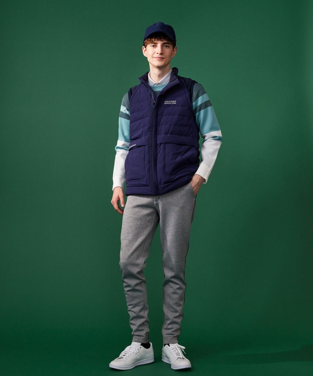 23区GOLF 【MEN】【防風/撥水/ストレッチ】【袖取り外しで2WAY】キルティング ブルゾン 