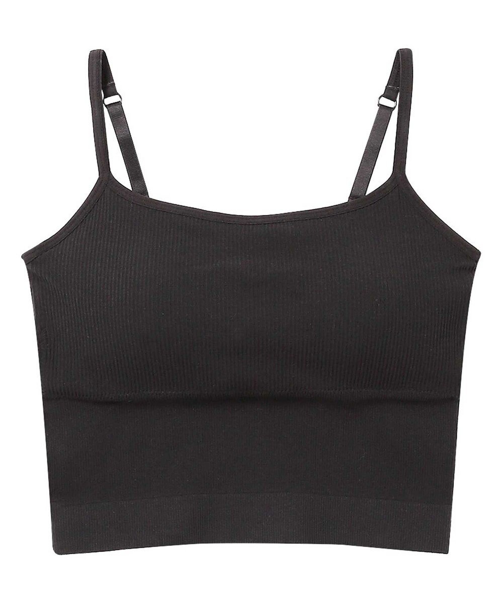 AMPHI ブラトップ 立体的なバストシルエット 脇すっきり クロップド丈 【L∞Ping ルーピング】 ブラキャミソール JSF102 アンフィ／ワコール 