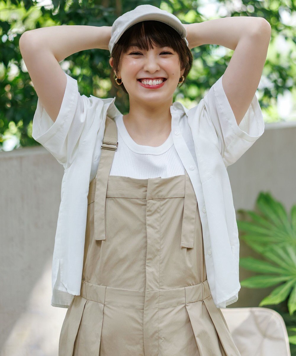 ANY L 【南明奈さんコラボ】撥水サロペット 