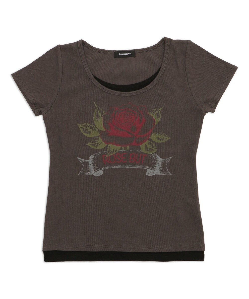 WEGO レイヤードドッキンググラフィックT 