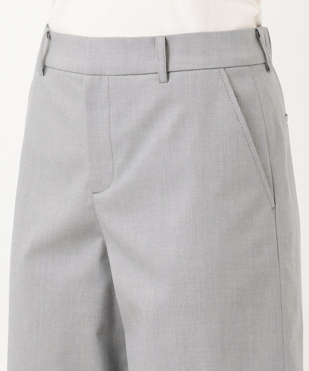 J.PRESS LADIES 【シワになりにくい】コットンフィッティーシャーク ワイドパンツ 