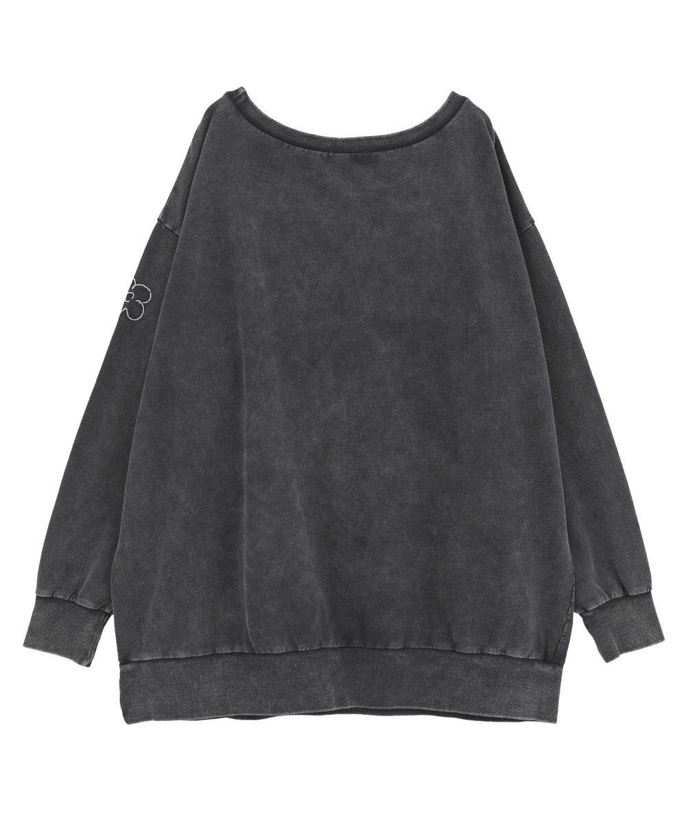 earth music&ecology ランダム刺繍オフショルプルオーバー 