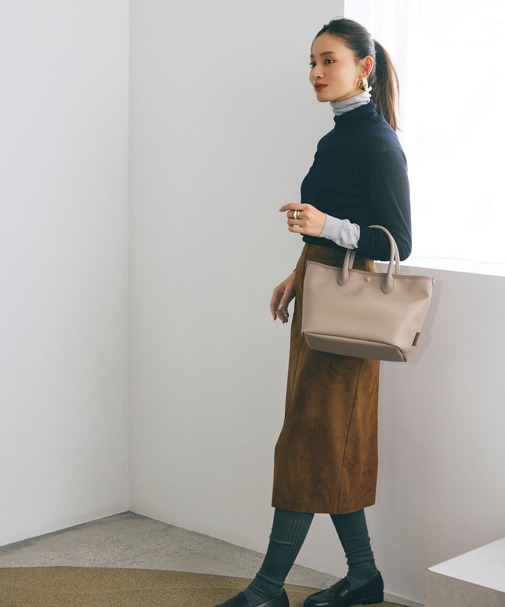 TOPKAPI 【Breath TOPKAPI】RIPPLE リプル レザーハンドル ミニ トートバッグ 