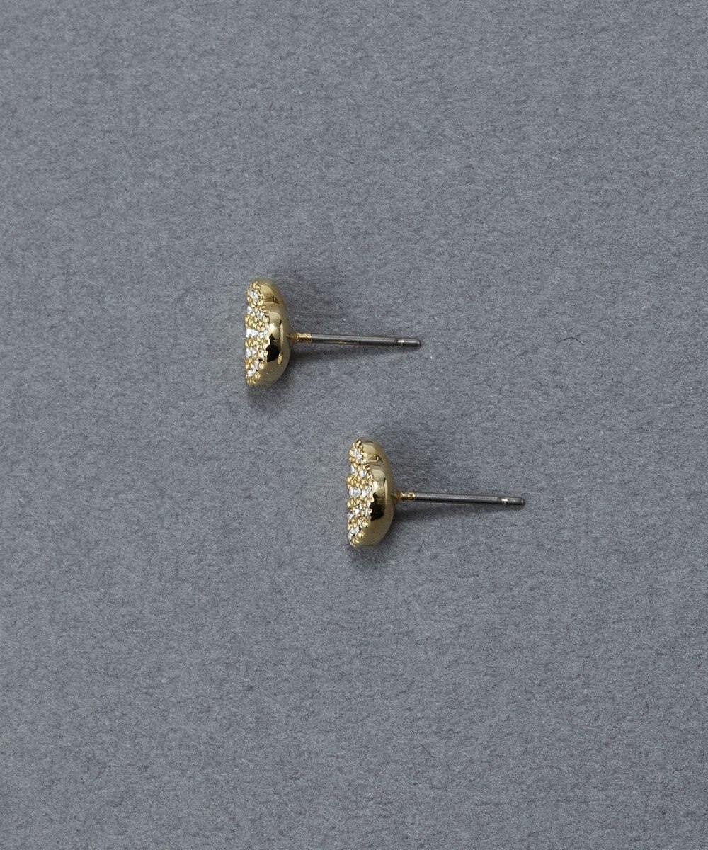 Phoebe 〈金属アレルギー対応〉ハートパヴェビジューピアス 