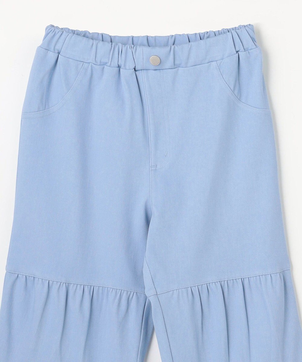 組曲 KIDS 【150-160㎝】ティアードデニムパンツ 