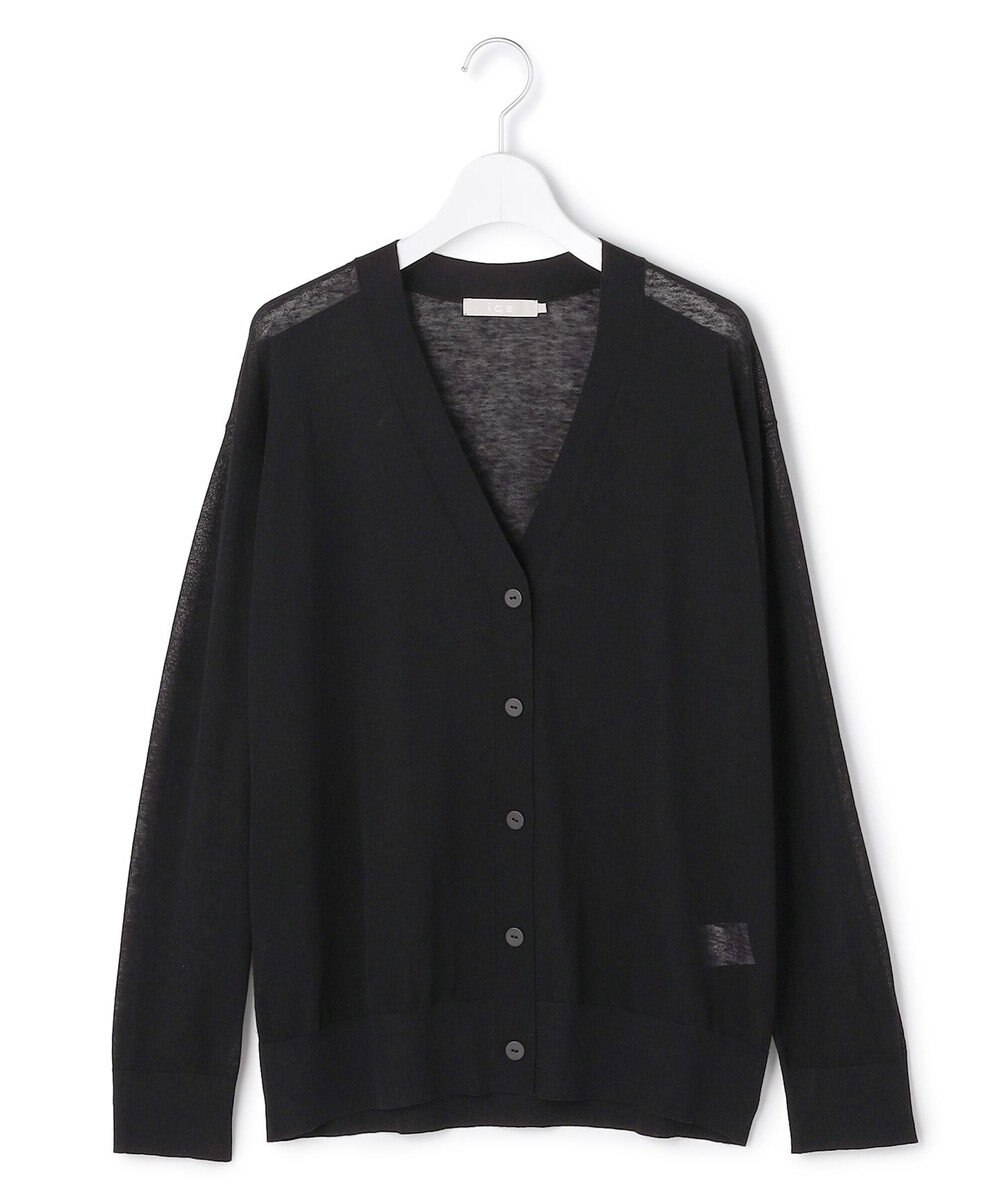 ICB 【先行予約】 リネンブレンドシアー カーディガン 