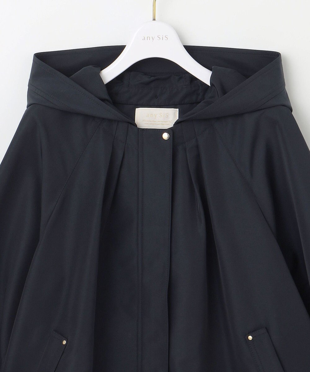 ANY SIS S 【撥水・UVカット・花粉ガード】2WAYラグランフーディ ブルゾン 