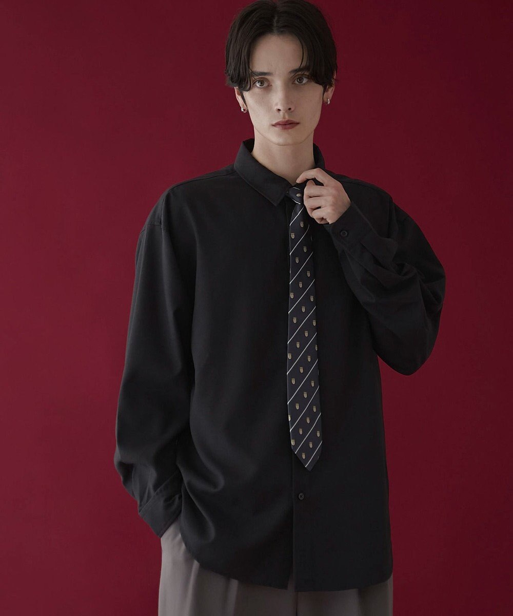 WEGO タイ付きシャツ(LS) 