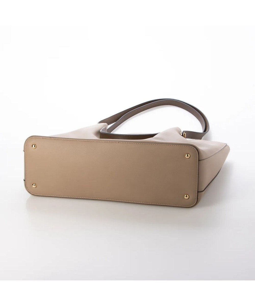 UNBILLION cachecache PCケース付きメタルハンドルA4トートバッグ 