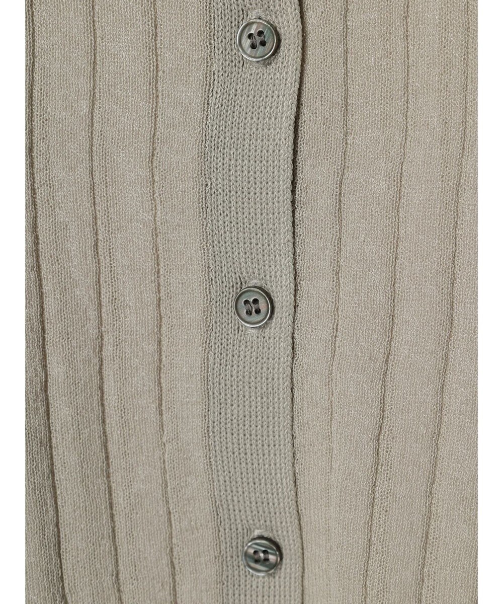 earth music&ecology ラインポロニットカーディガン 