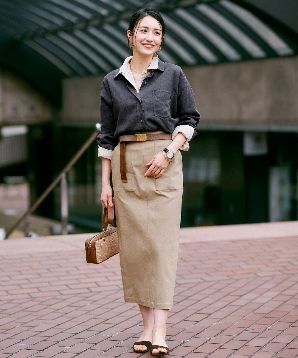 ANY 【Sサイズあり】ヨーロピアンリネンオーバーシャツ 