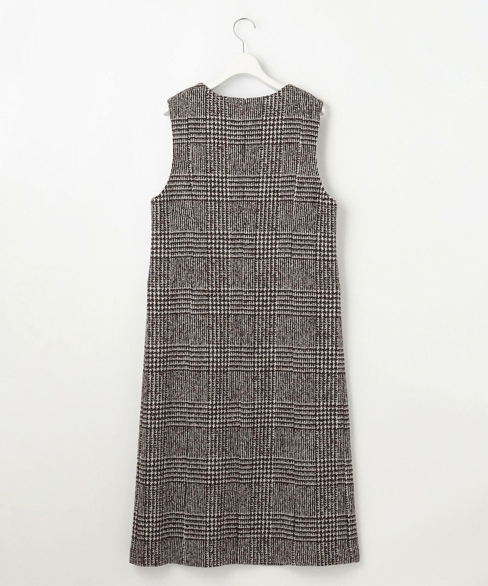 J.PRESS LADIES L ウールシルクツイードグレンチェック ジャンパースカート 