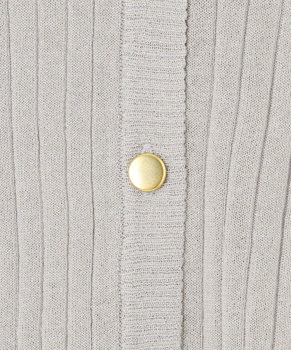 J.PRESS YORK STREET 【WOMEN】シアワイド リブカーディガン 