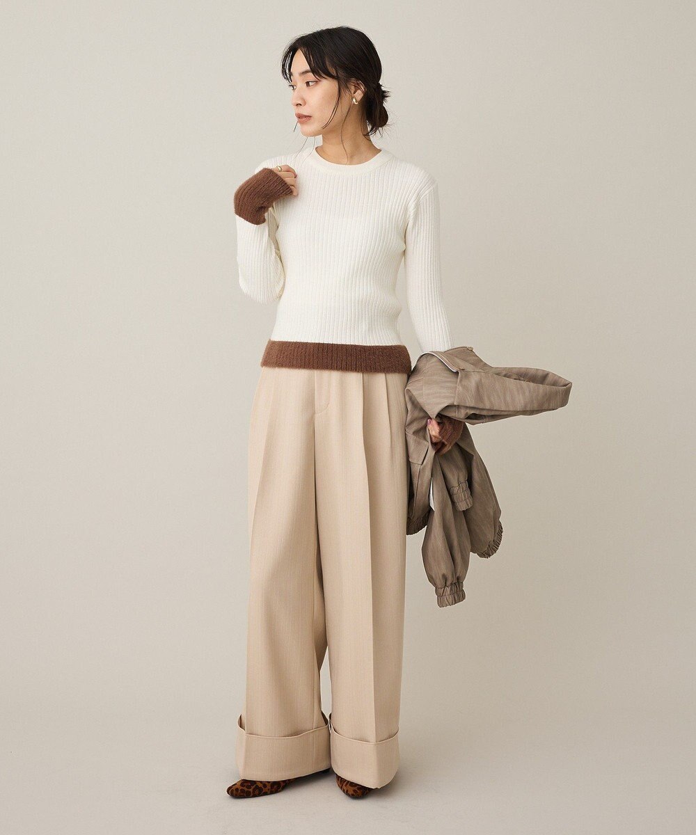 CRAFT STANDARD BOUTIQUE とてもち袖シャギーニットプルオーバー 