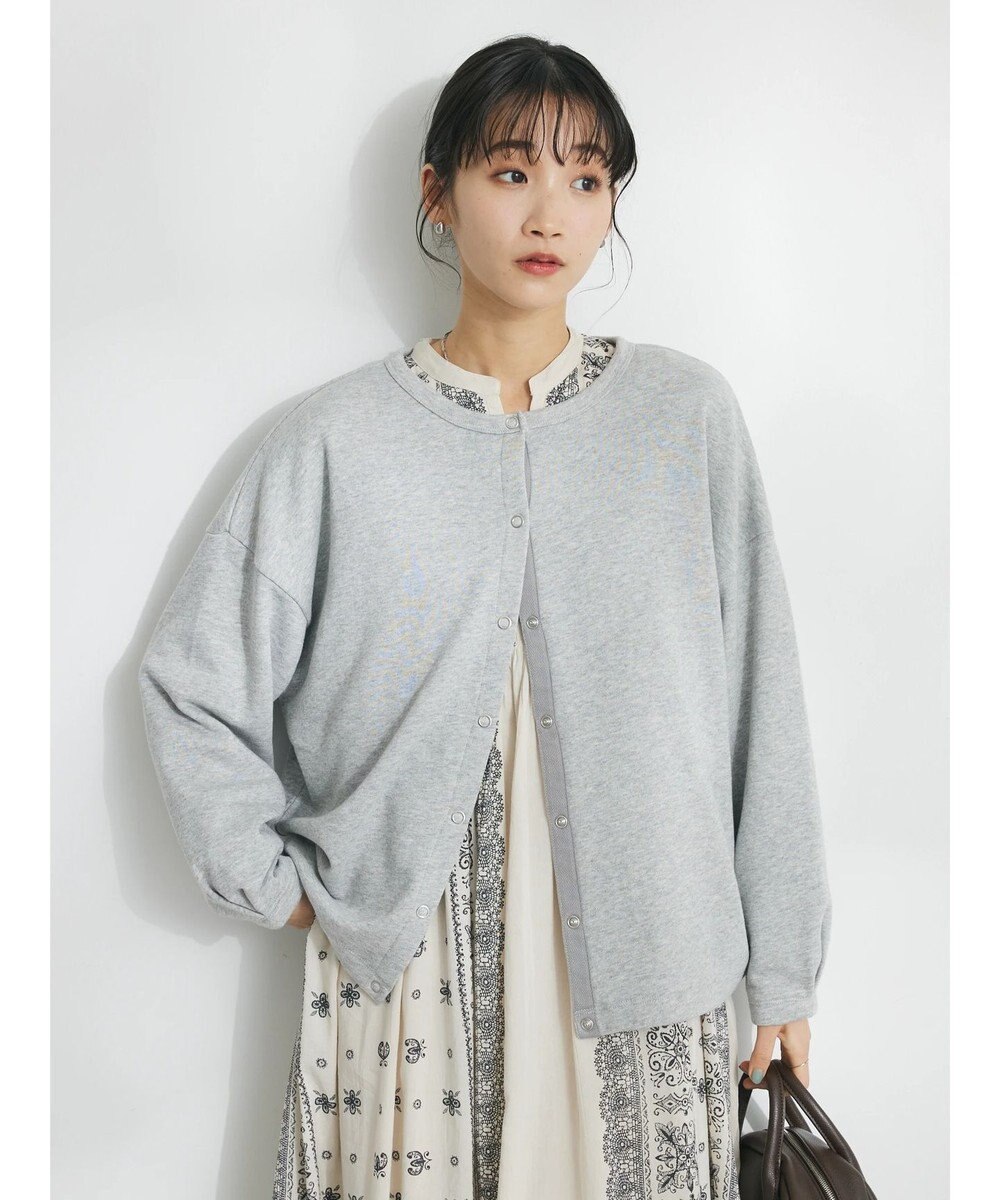 CRAFT STANDARD BOUTIQUE 裏毛リングドットカーディガン 