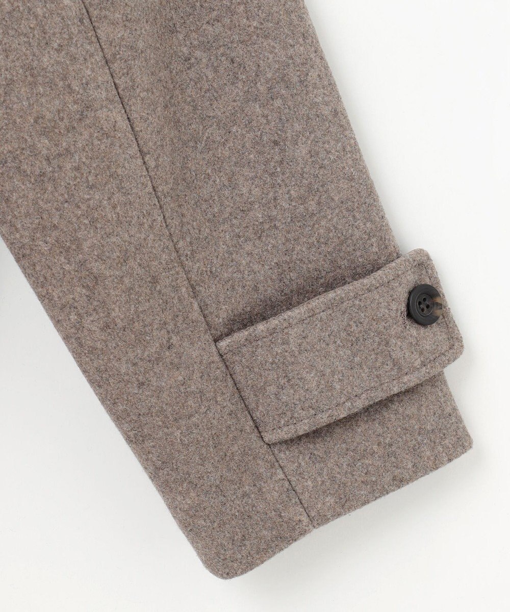 ANY スタンドカラーコクーンシルエットコート 