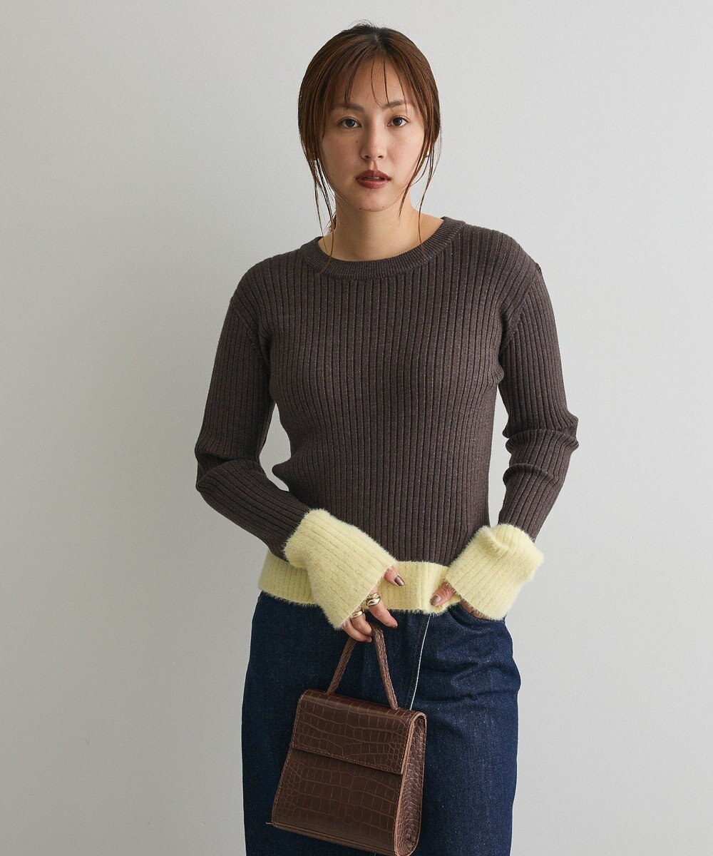 CRAFT STANDARD BOUTIQUE とてもち袖シャギーニットプルオーバー 