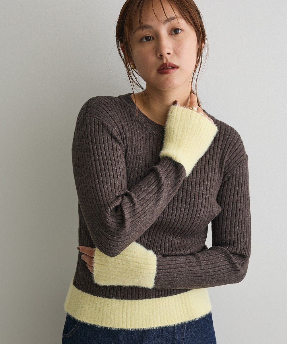 CRAFT STANDARD BOUTIQUE とてもち袖シャギーニットプルオーバー 