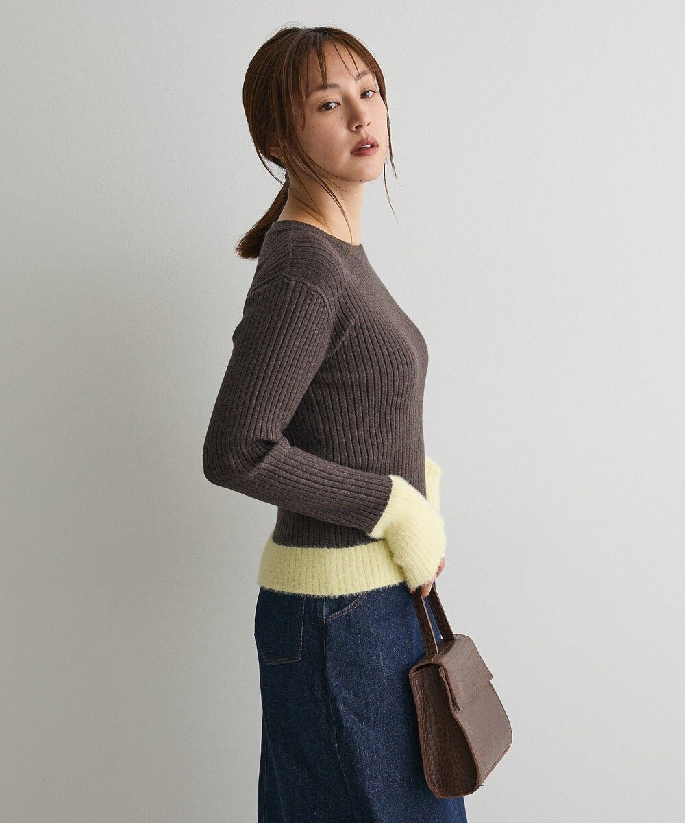 CRAFT STANDARD BOUTIQUE とてもち袖シャギーニットプルオーバー 