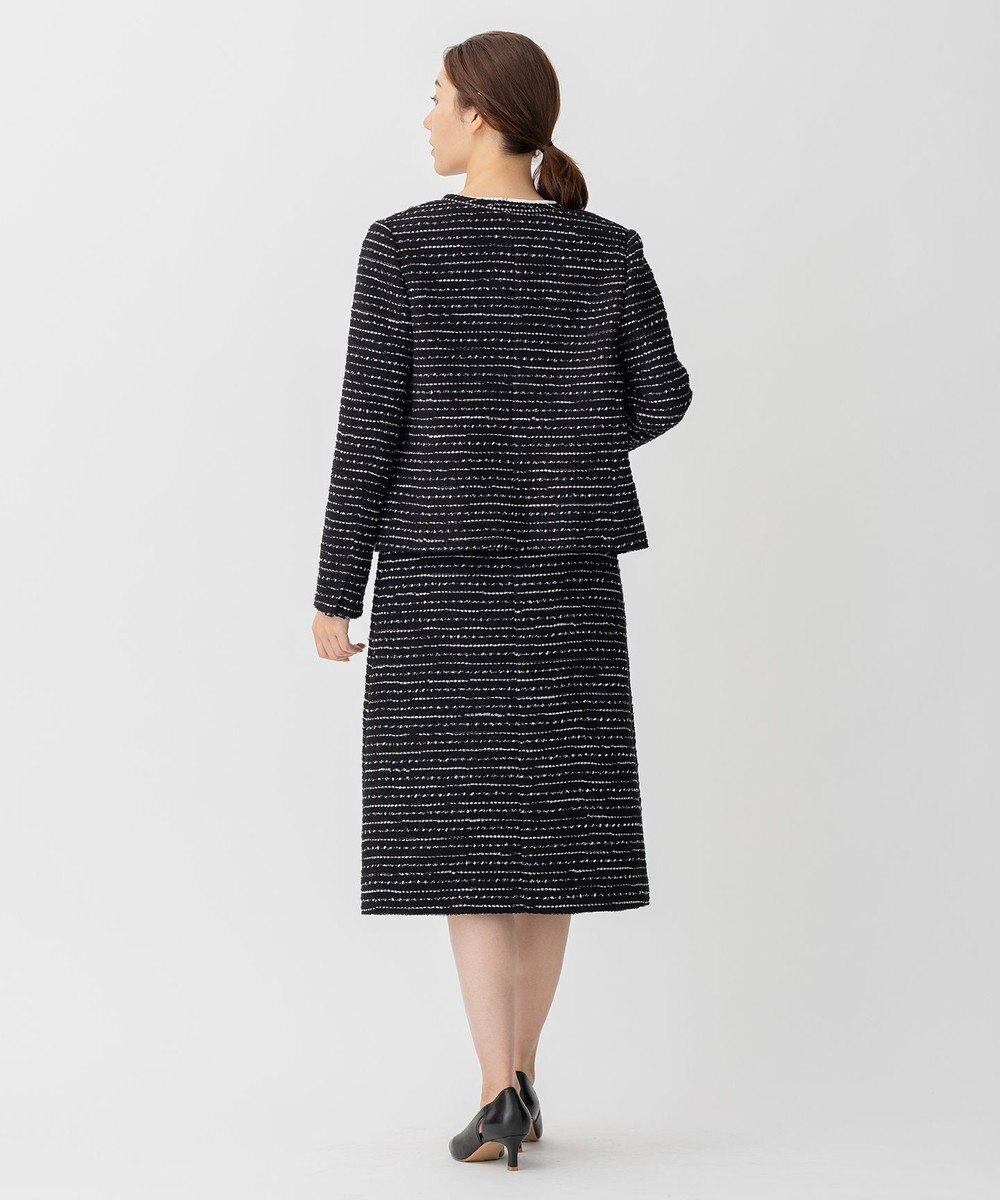 自由区 【XSサイズ～/セット可】カラミツイード ノーカラージャケット 